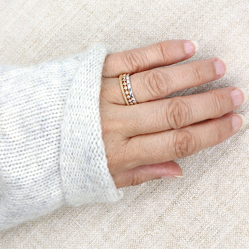 bague plaqué or couronne et zircons pour femme - unbijouforyou