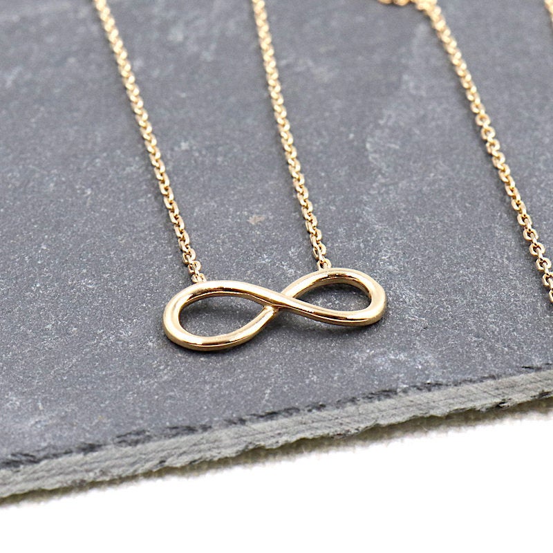collier infini plaqué or pour femme - unbijouforyou