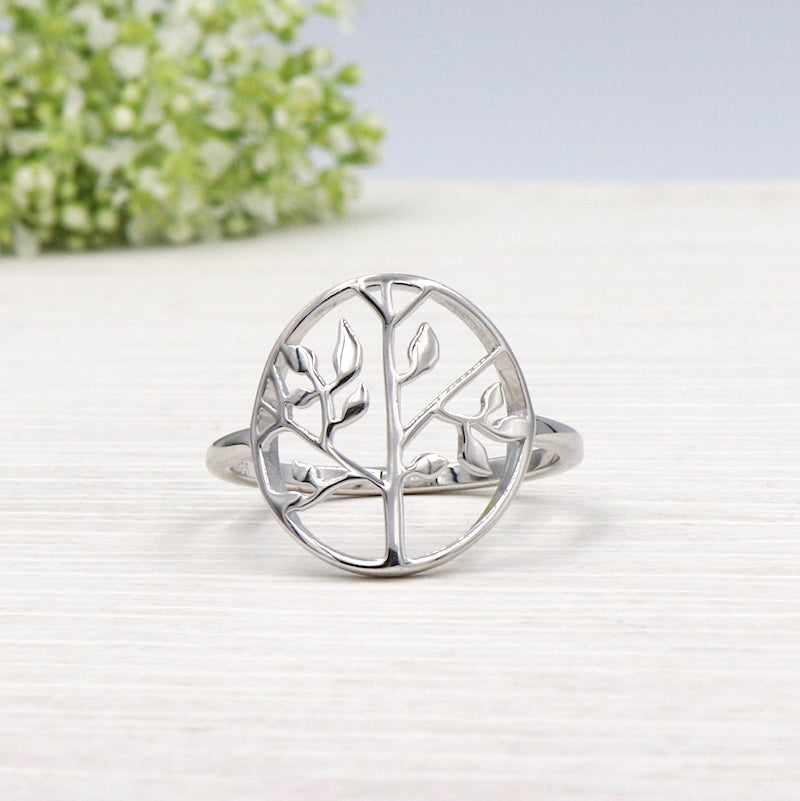 Bague femme arbre de vie argent 925 - unbijouforyou