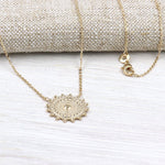 Collier femme plaqué or pendentif soleil - unbijouforyou